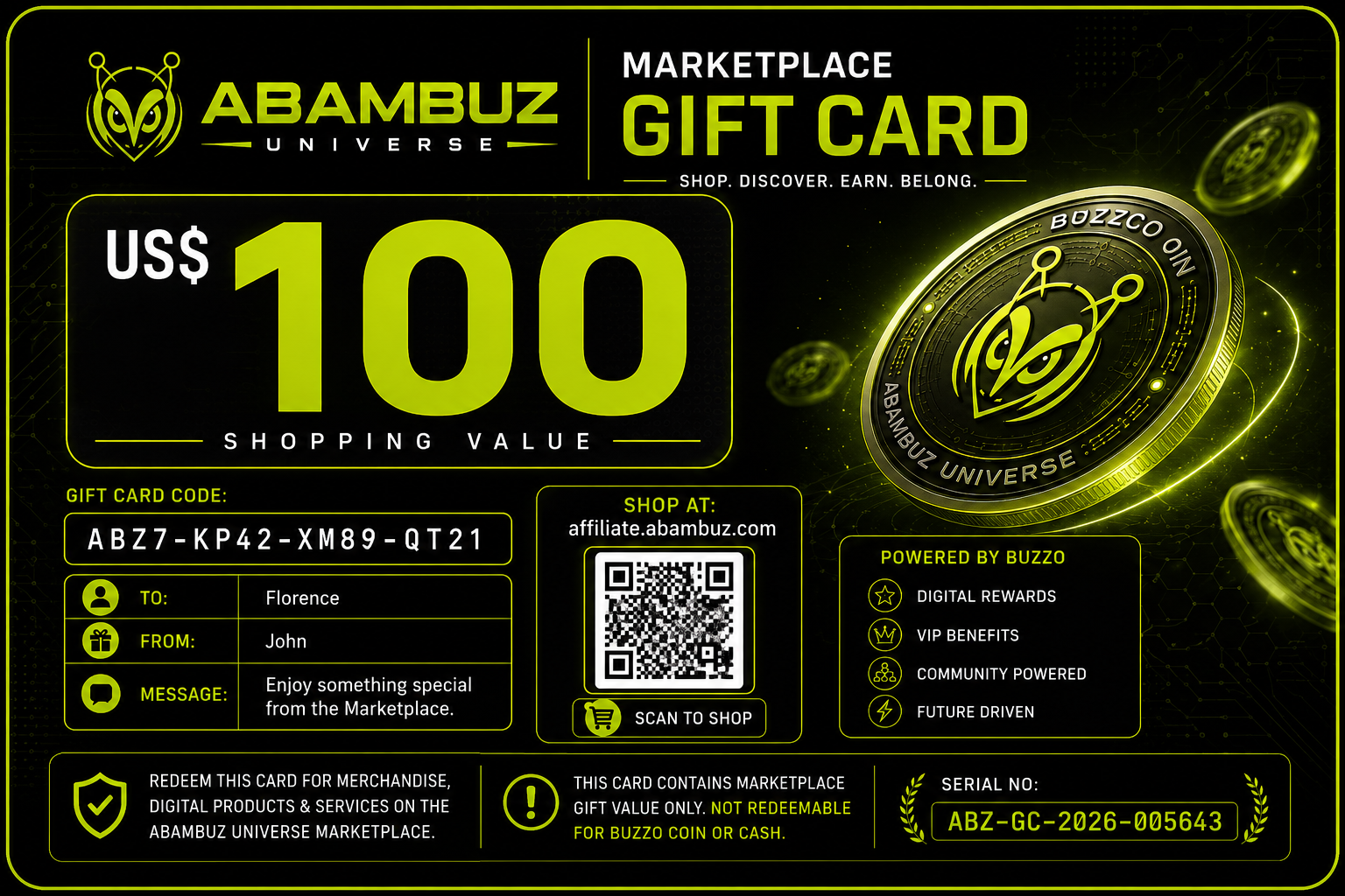 ABAMBUZ Marketplace Digital Gift Card - Image 3